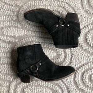 All Saints Suede Booties